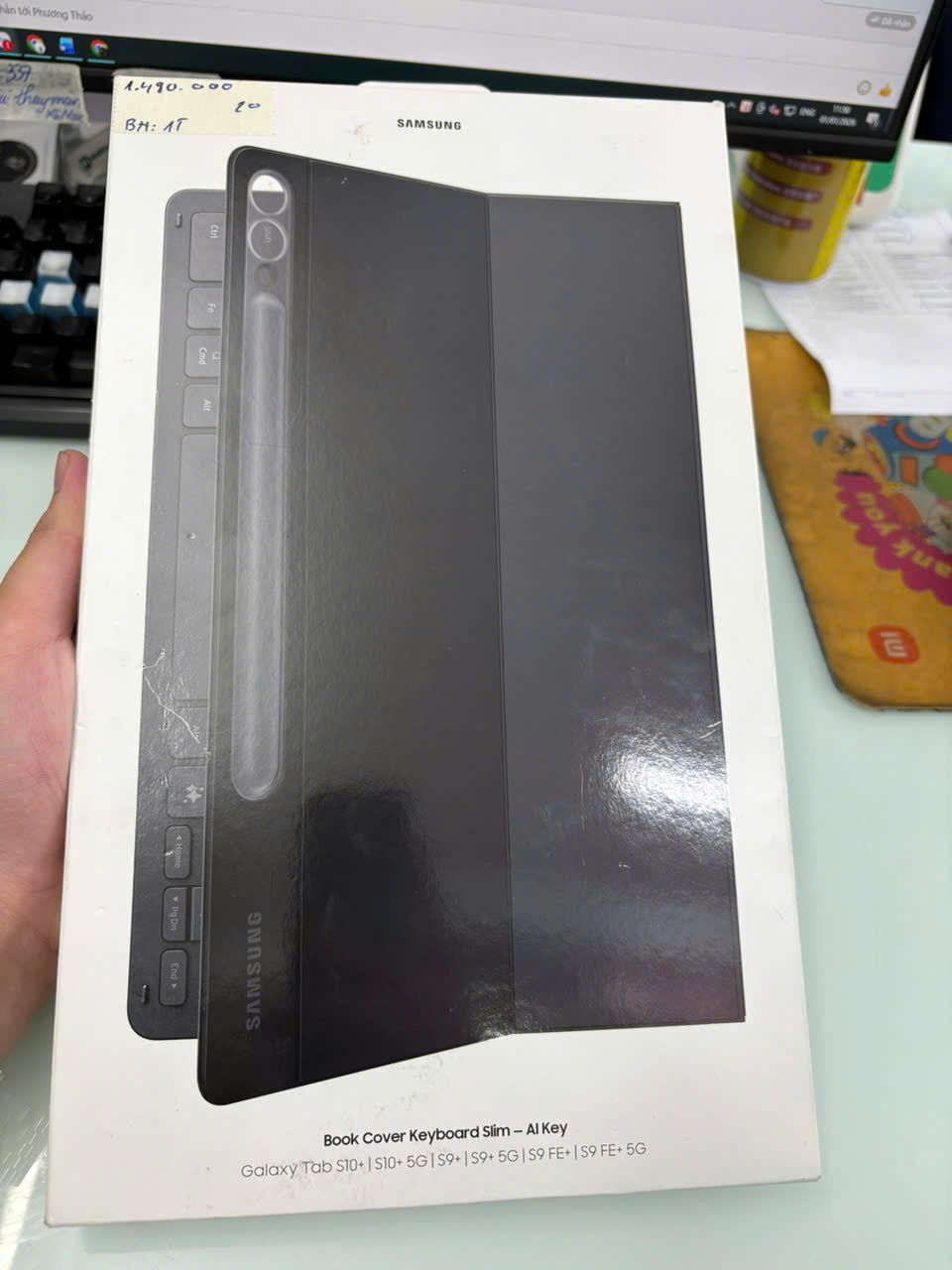 Bao da kèm bàn phím AI Tab S10+