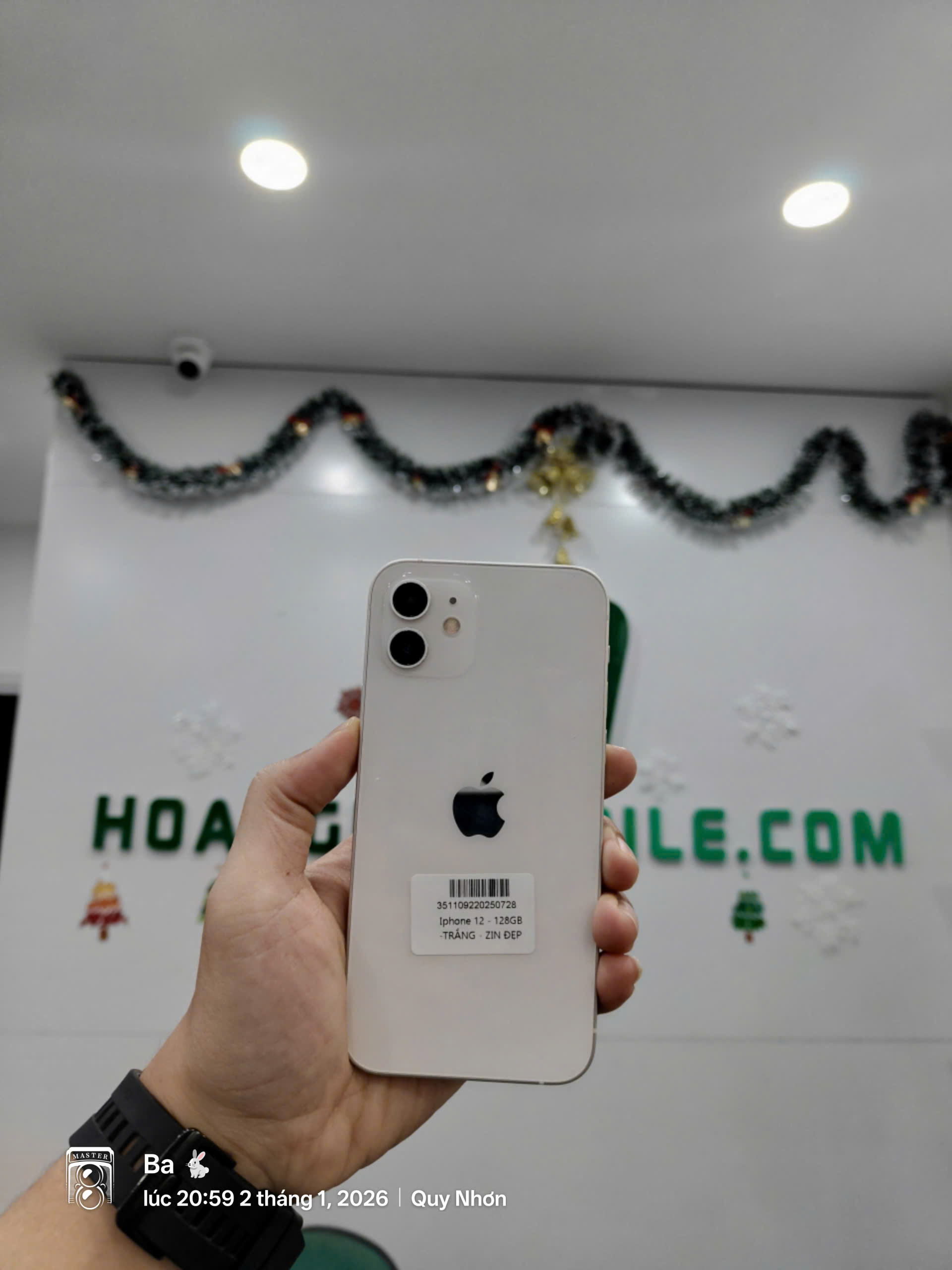 ĐTDĐ Apple iPhone 12 128GB White 
