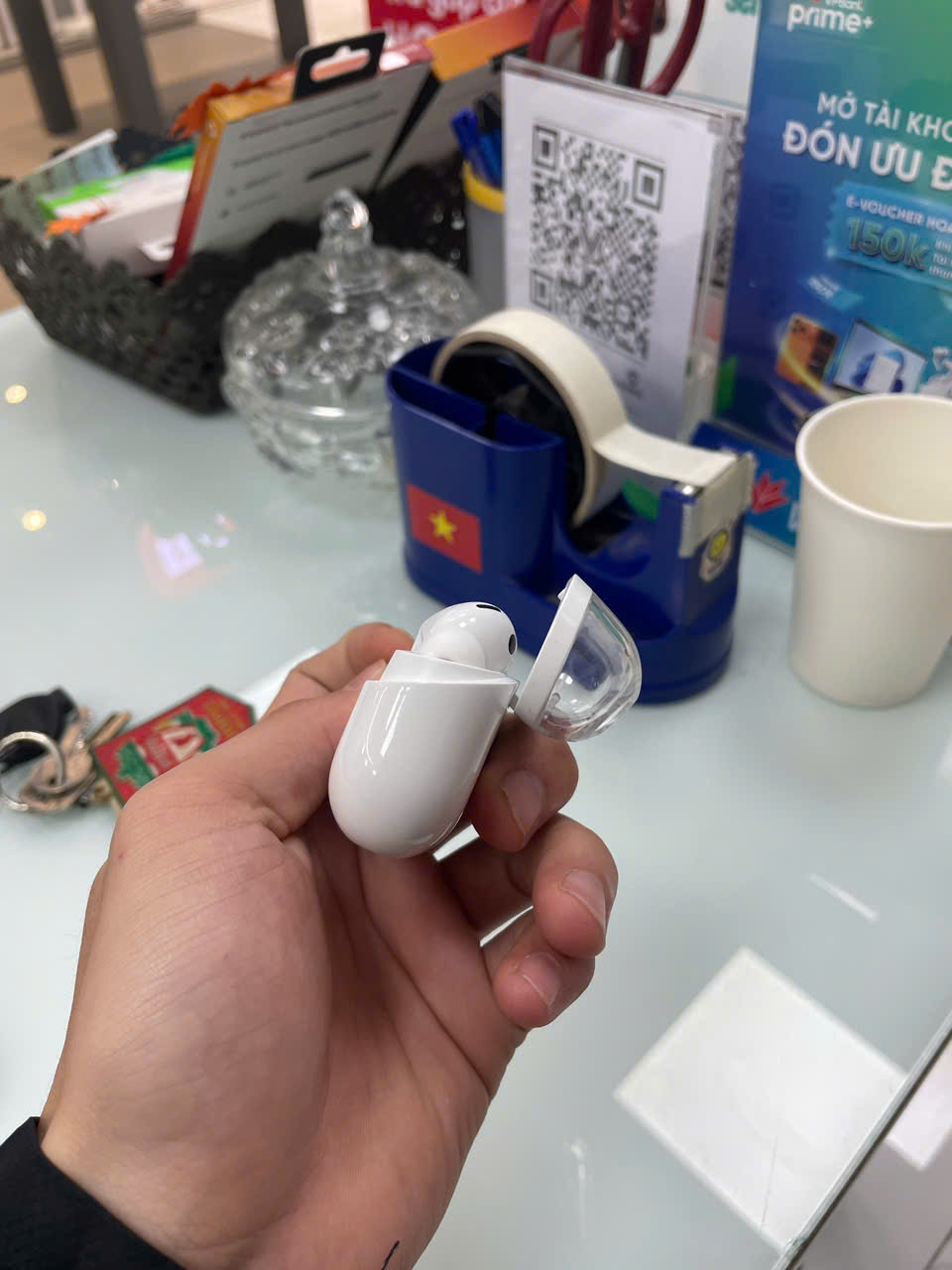 Thiết bị Bluetooth SamsungSM-R630,trắng, Galaxy Buds3 Pro - rfax707brka - R630NZWAXXV