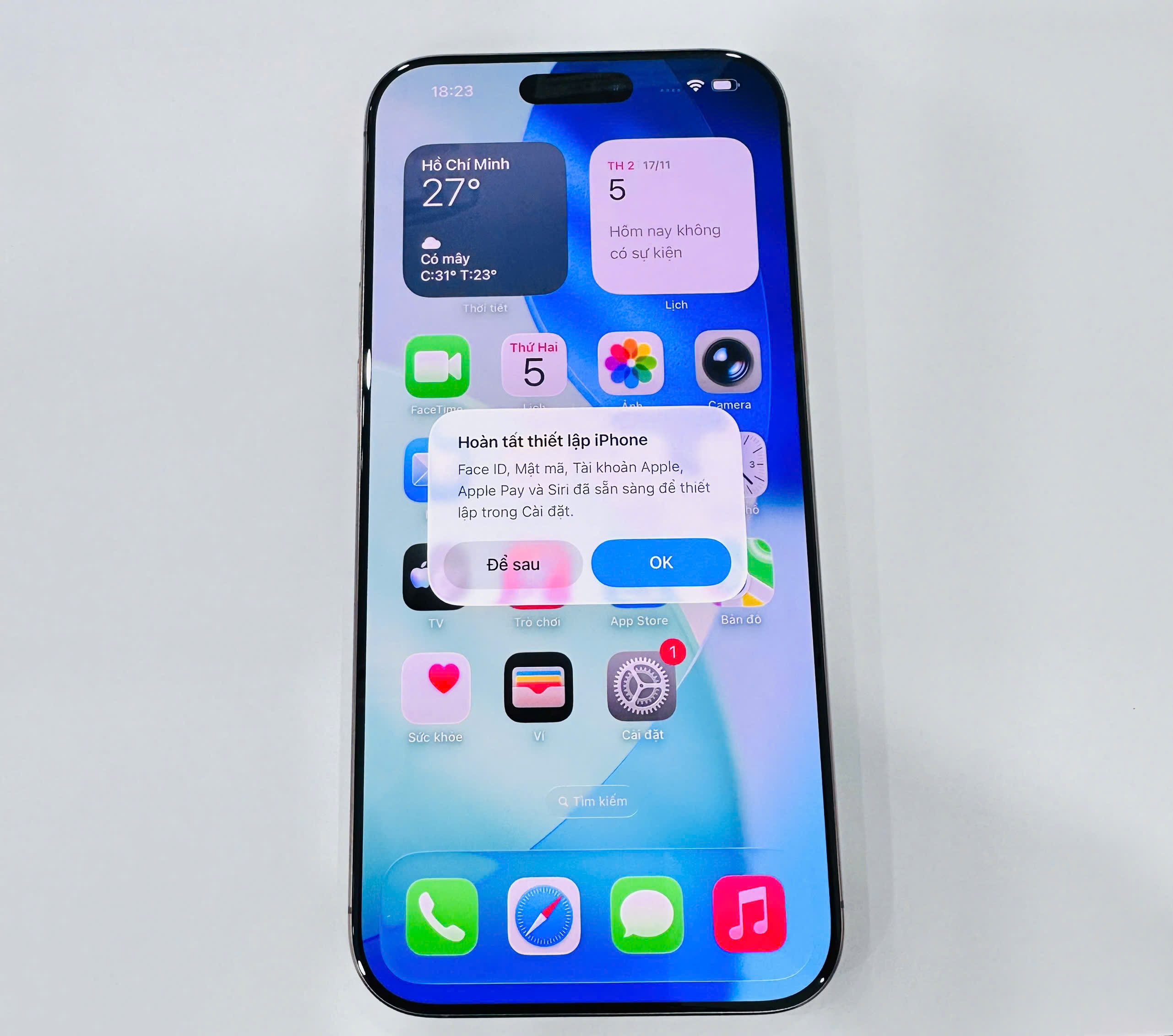 ĐTDĐ Apple iPhone 16 Pro Max 256GB Desert Titanium_MYWX3VN/A - TBH - 231A CẦN THƠ