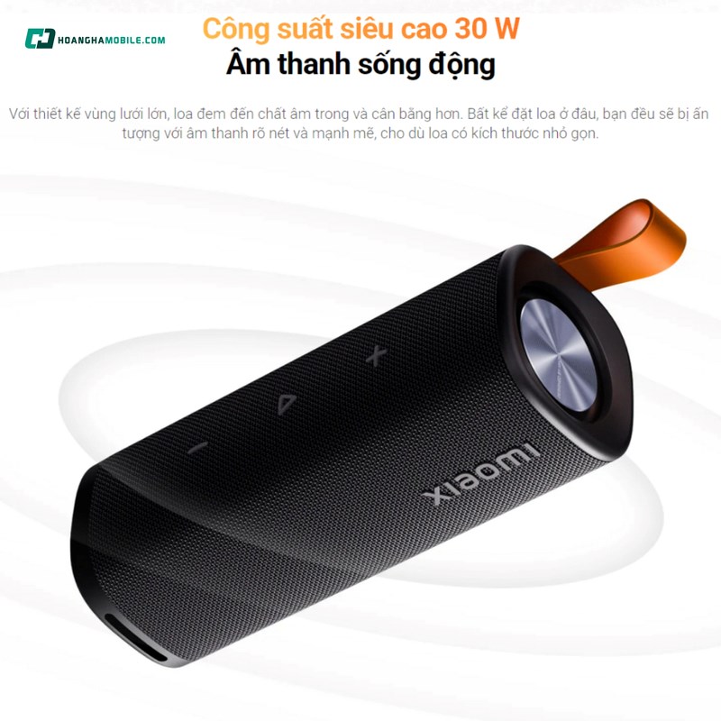 Loa Bluetooth Xiaomi Sound Outdoor có công suất 30W chia kênh, hướng đến âm thanh chắc và đủ lực ngoài trời Loa Bluetooth Xiaomi Sound Outdoor có công suất 30W chia kênh, hướng đến âm thanh chắc và đủ lực ngoài trời