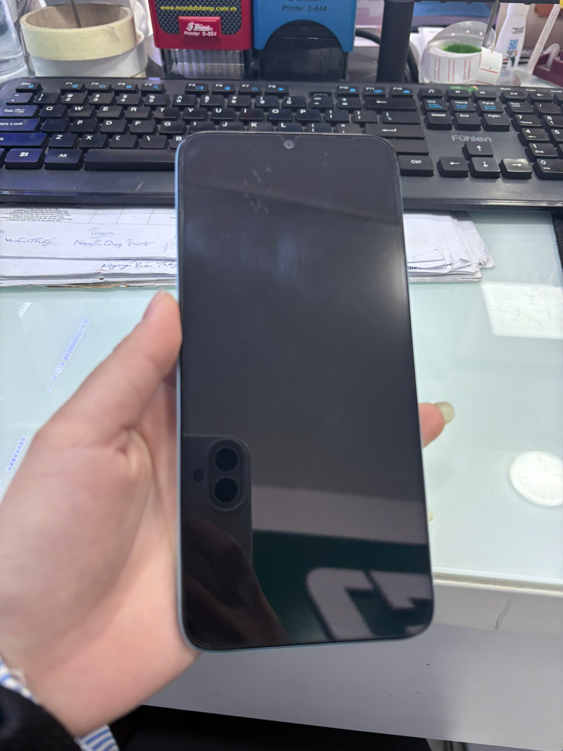 Điện thoại thông minh Honor X5b (4+64GB)-Xanh dương (Ocean Blue)_GFY-LX2BLU - 864426078054147 - X5BLX2BLU-TBH