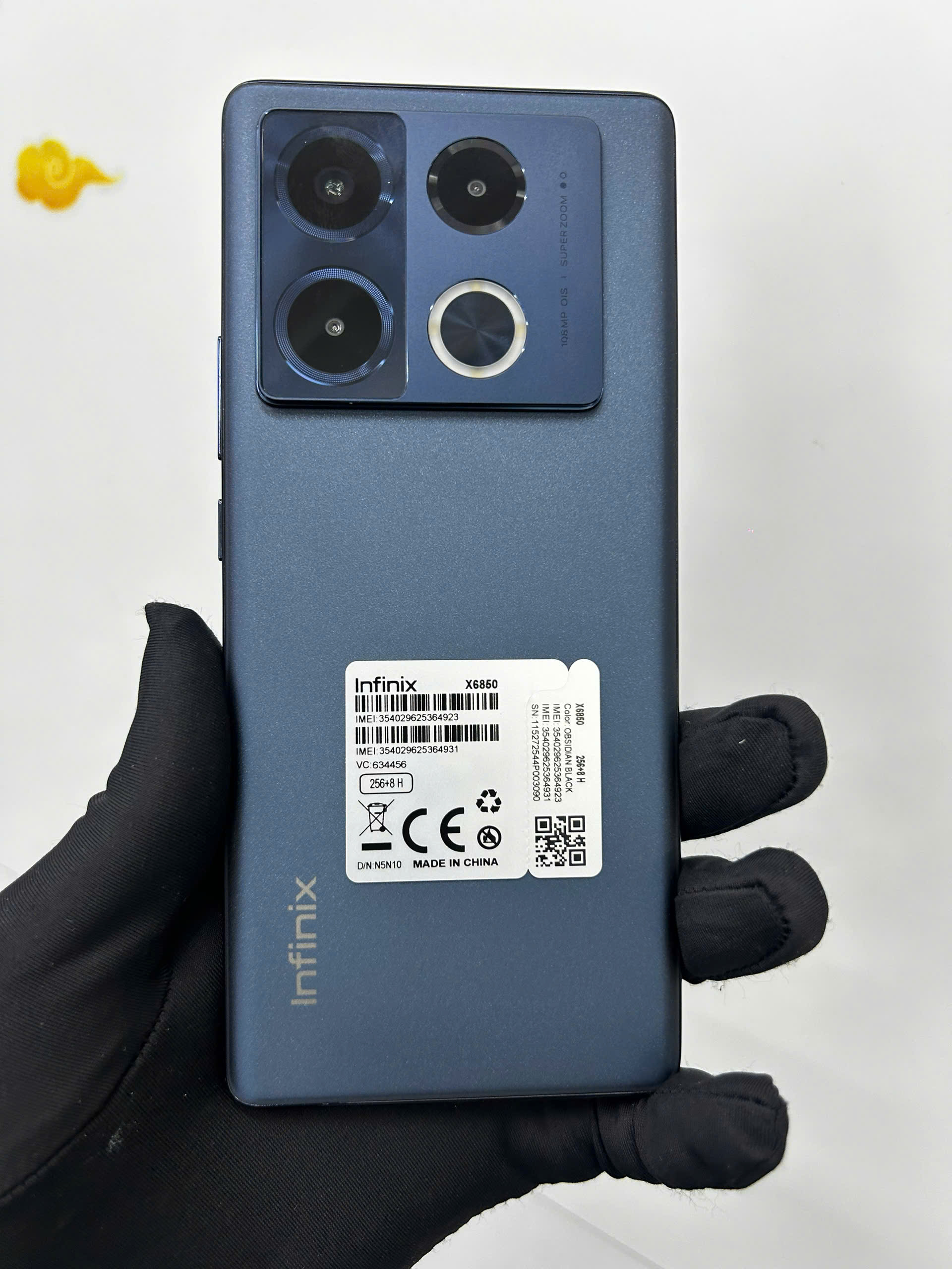 Điện thoại di động Infinix X6850 (INFINIX NOTE 40 Pro 256+8)/(TN) Đen Nham Thạch - 354029625364923 - X6850256DZTN