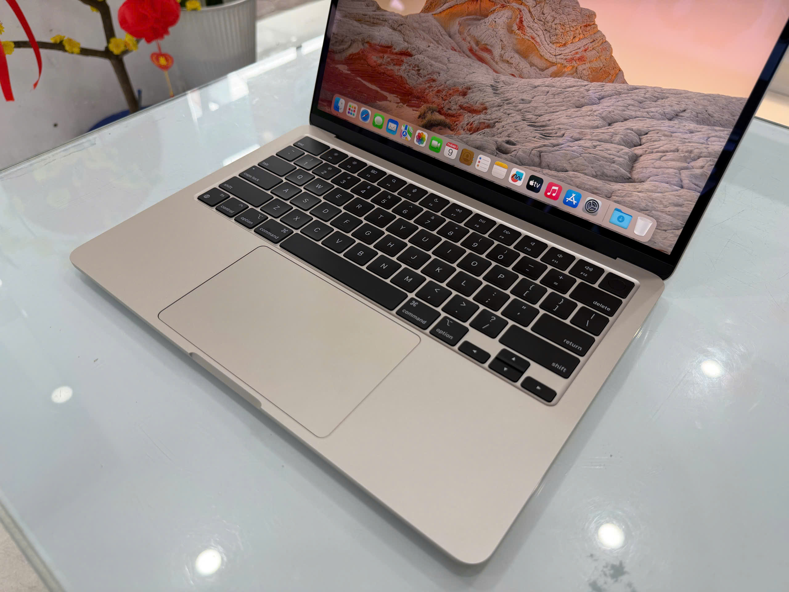 MTXT MacBook Air M2 13.6 inch 2024, 8CPU-8GPU, 16GB/256GB, Starlight