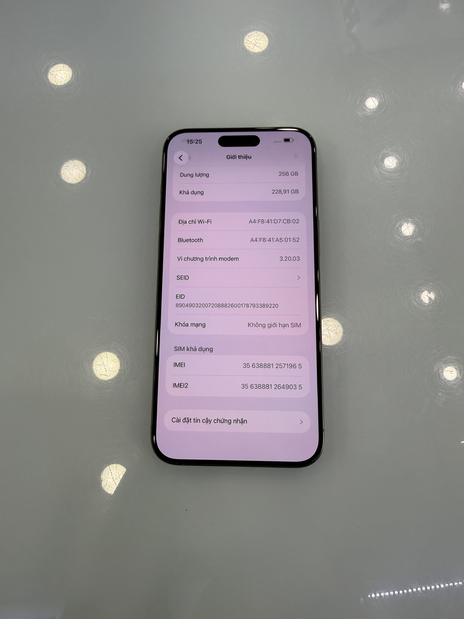 iPhone 15 Pro Max 256GB - Chính hãng VN/A Cũ