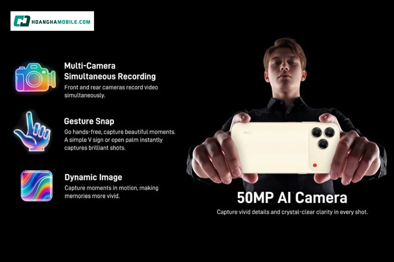 Camera AI 50MP đáp ứng mọi nhu cầu. Camera AI 50MP đáp ứng mọi nhu cầu.
