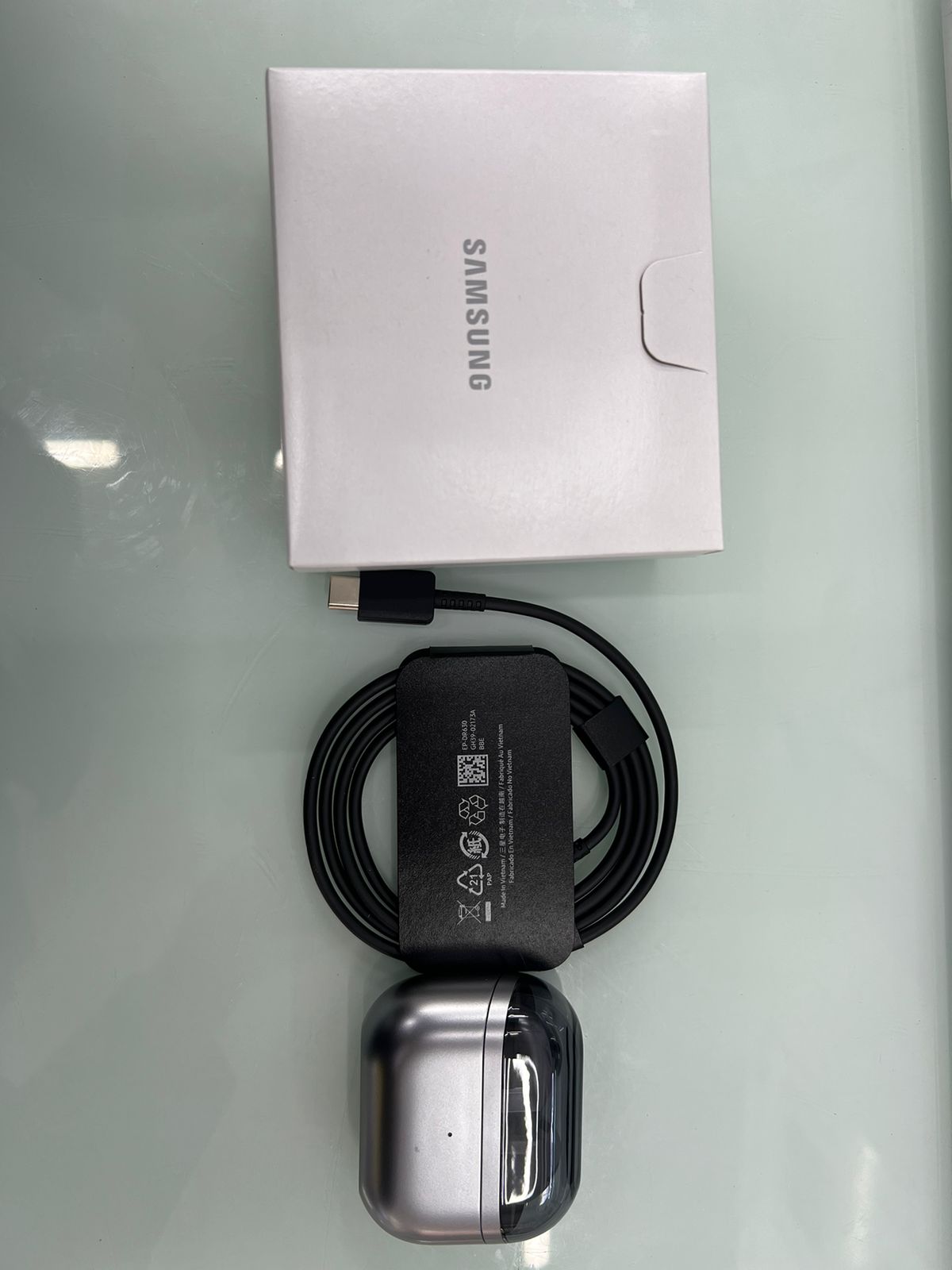 Thiết bị Bluetooth Samsung SM-R530,bạc xám, Galaxy Buds3