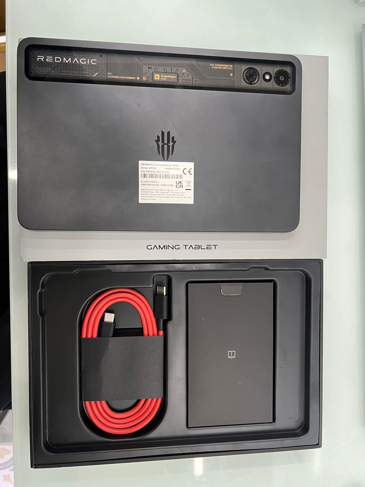 Máy tính bảng REDMAGIC Astra Gaming 12GB 256GB Chính Hãng - Xám (Eclipse)