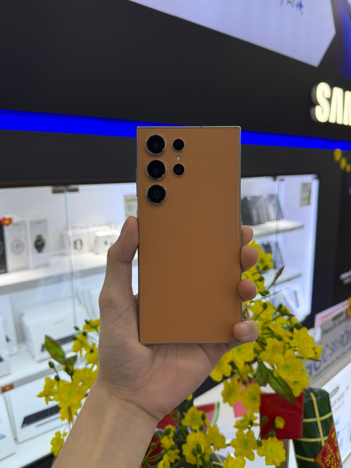 ĐTDĐ Samsung S24 Ultra SM-S928B/DS,256GB, Vàng ánh kim