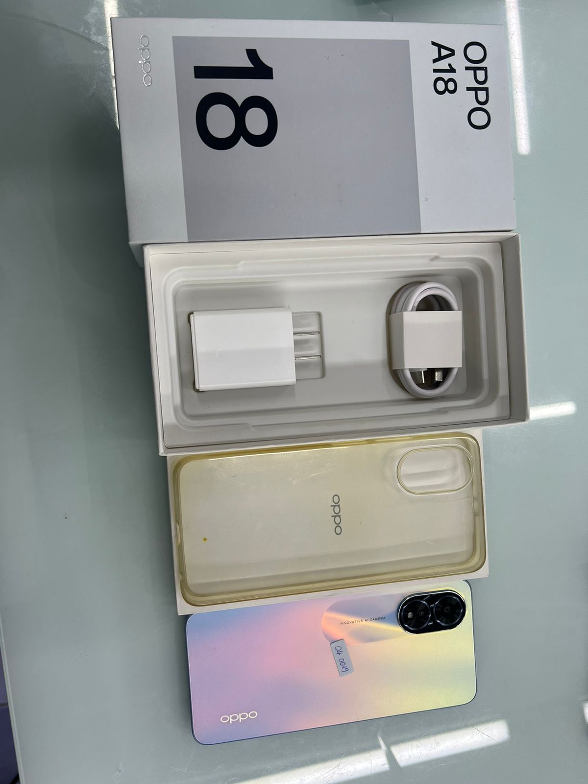 Điện thoại di động OPPO A18 - CPH2591 128GB, (Xanh)