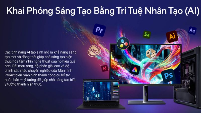 Đa dạng công nghệ sáng tạo cho mọi tác vụ công việc.