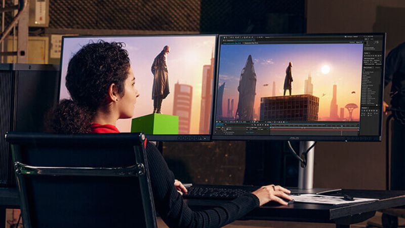 Tần số quét 100Hz mượt mà và ổn định.