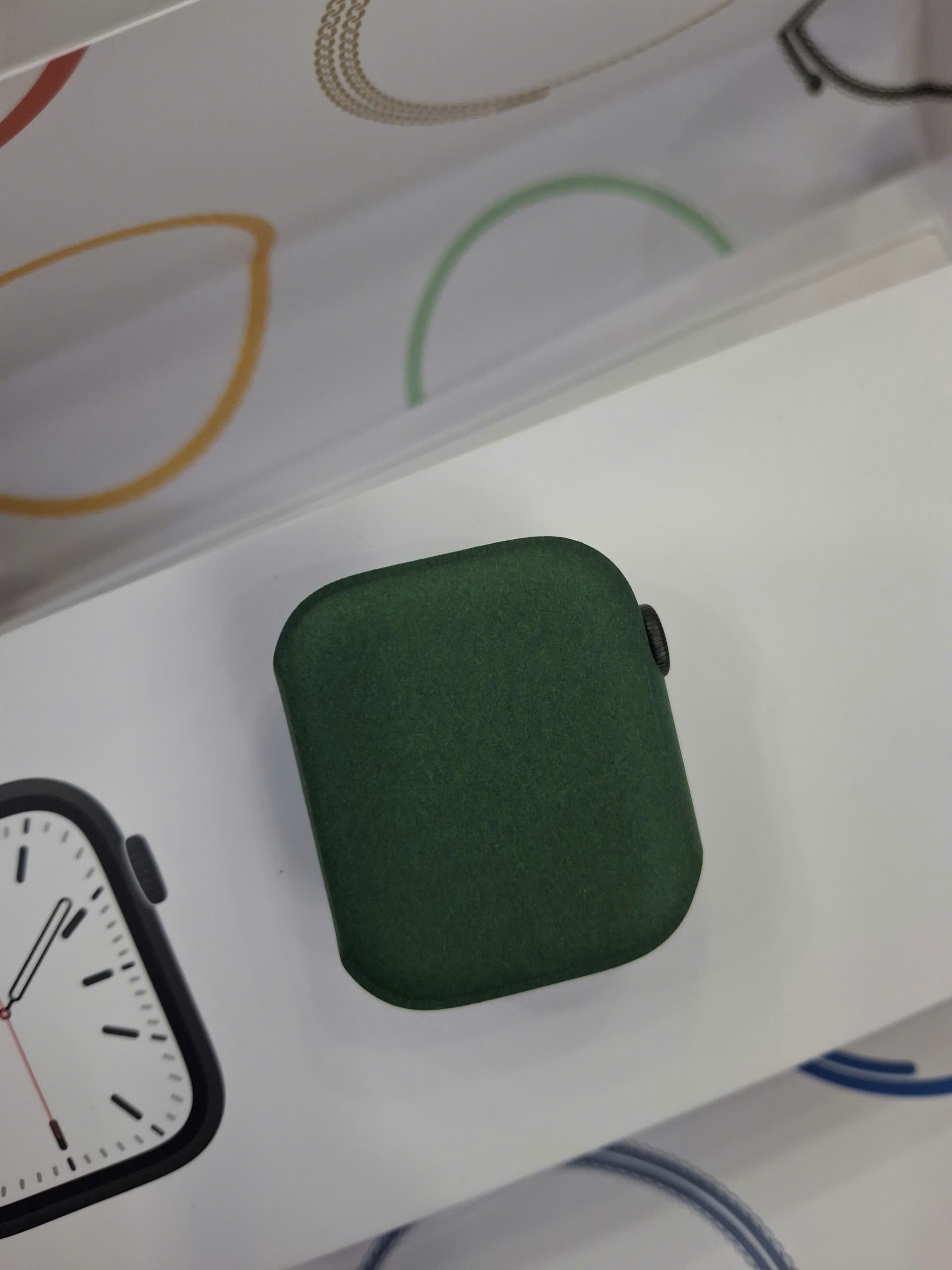 Apple Watch Series 7 - GPS + Cellular, 41mm - Vỏ Nhôm Dây Cao Su TBH