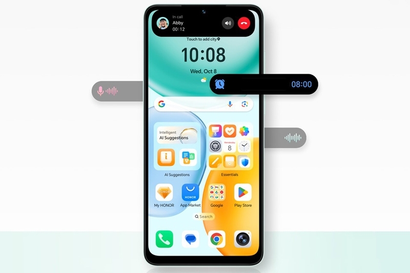 HONOR X5c Plus dùng MediaTek Helio G81 với cấu trúc 8 nhân gồm 2 nhân A75 xung nhịp 2.0GHz và 6 nhân A55 xung nhịp 1.7GHz