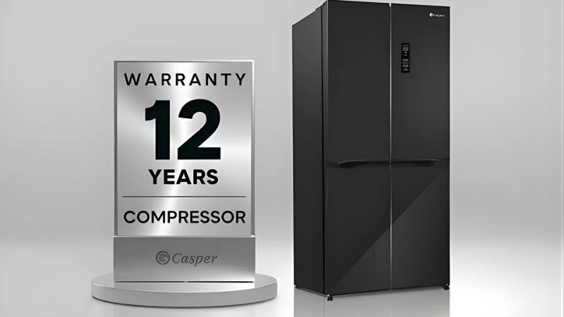 Tủ lạnh Casper Inverter EcoFresh 432 lít Multi Door RM-E432PBS. Tủ lạnh Casper Inverter EcoFresh 432 lít Multi Door RM-E432PBS.