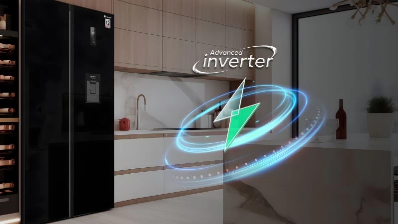 Trang bị Inverter tiết kiệm điện năng. Trang bị Inverter tiết kiệm điện năng.