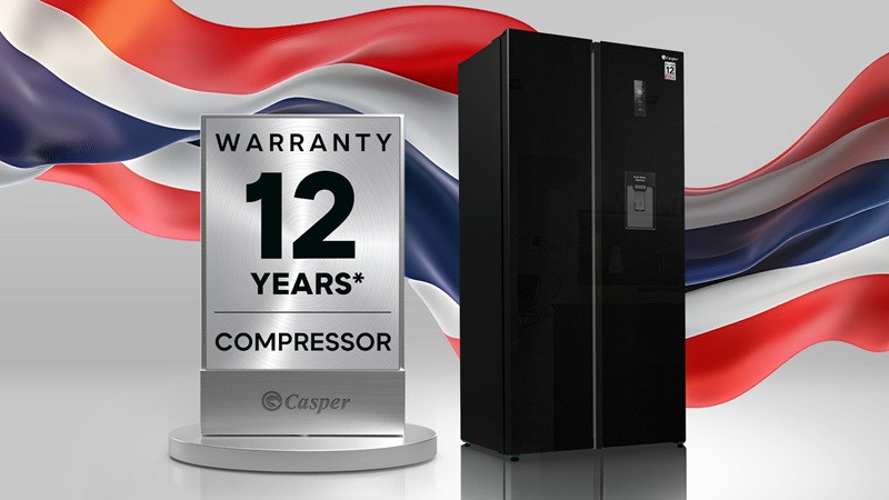 Tủ lạnh Casper Inverter 460 lít Side by Side RS-D462SBS.