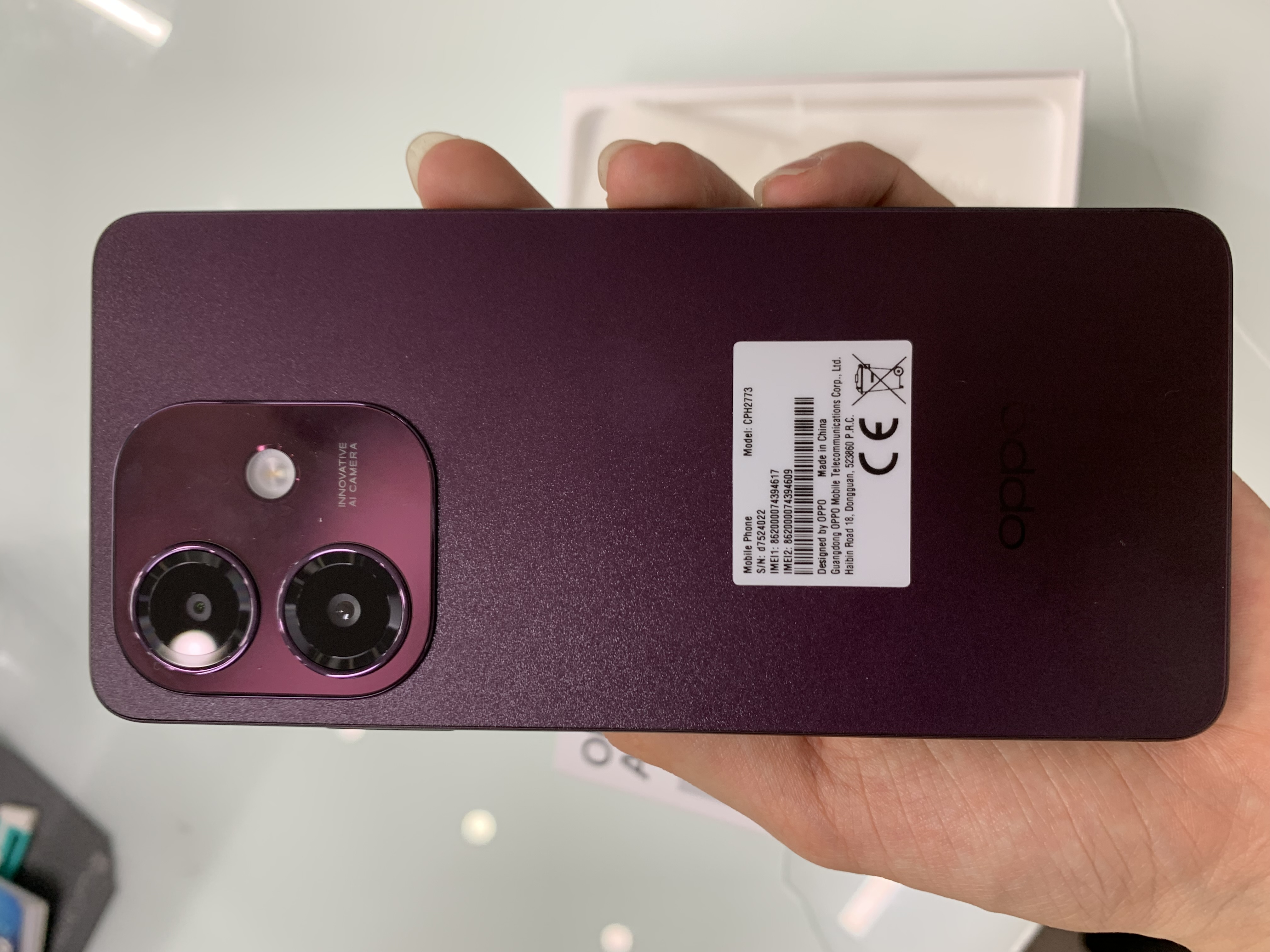 Điện thoại di động OPPO CPH2773 - A5i 4GB+128GB Đỏ tinh vân - 862000074394617 - A5I4128RED