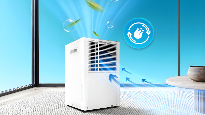 Công nghệ hút ẩm ngưng tụ bằng máy nén.