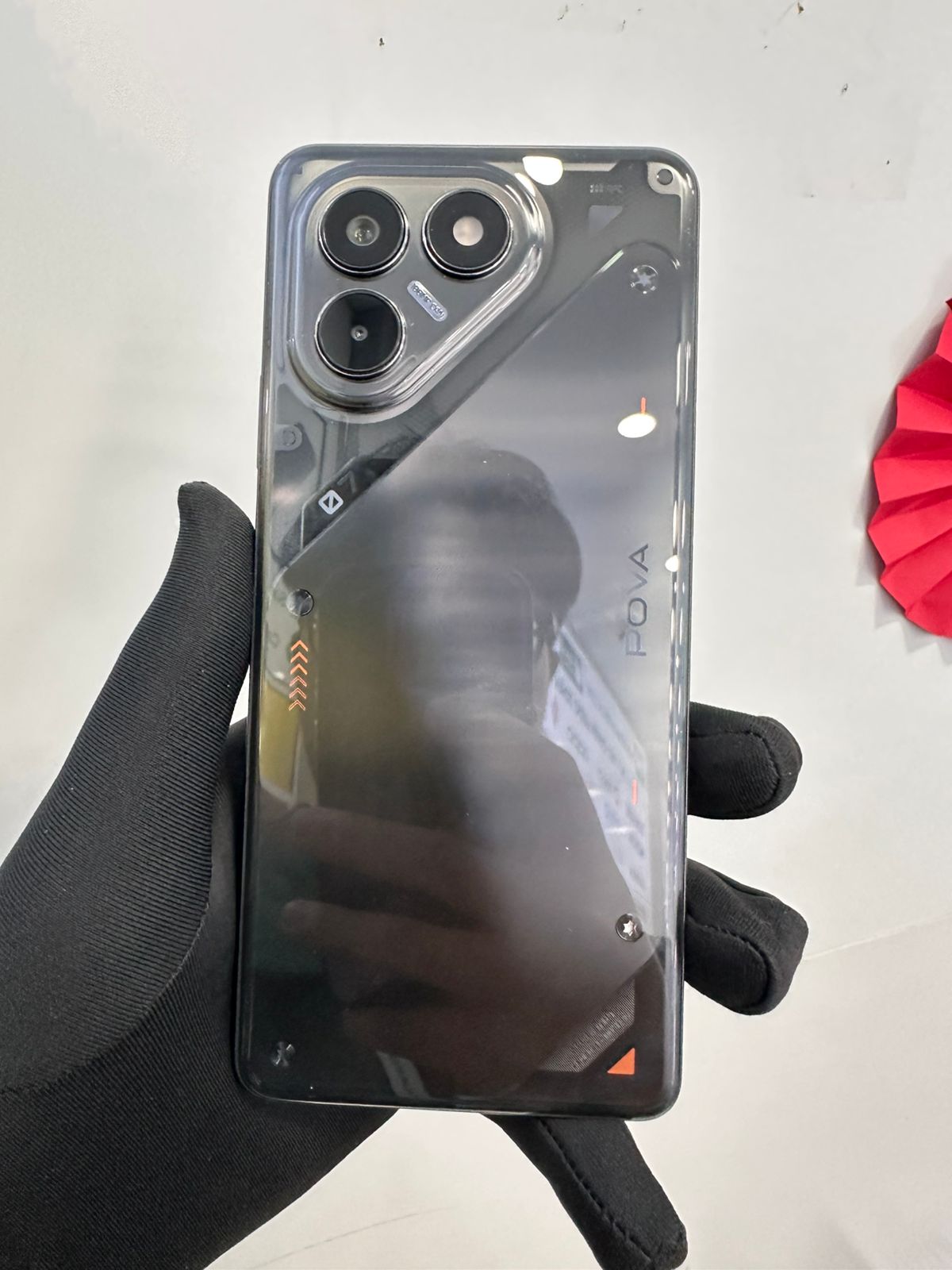 Điện thoại di động Tecno LJ6 (Tecno Pova 7) 128+8, màu Đen