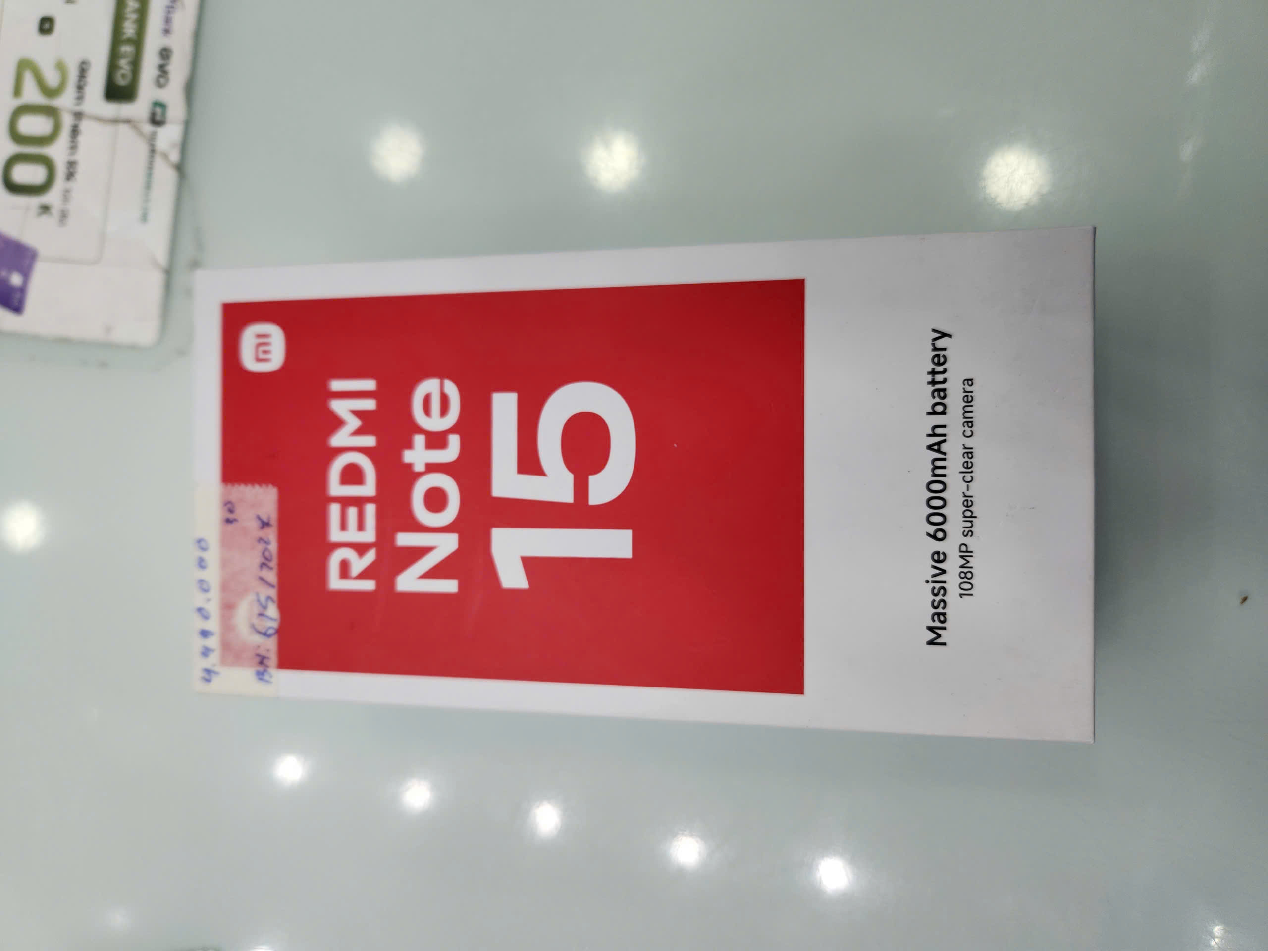 ĐIỆN THOẠI DI ĐỘNG (TEL) REDMI NOTE 15 6.77"/MTK Helio G100-Ultra/6G/128G/108MP+2MP/20MP/6000mAh (2510DRA23E)/TÍM (6932554482930