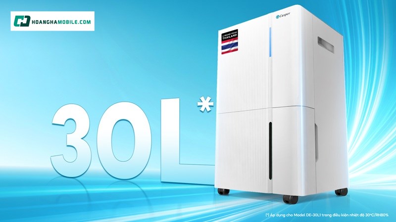 Công suất hút ẩm mạnh mẽ lên tới 30L. Công suất hút ẩm mạnh mẽ lên tới 30L.