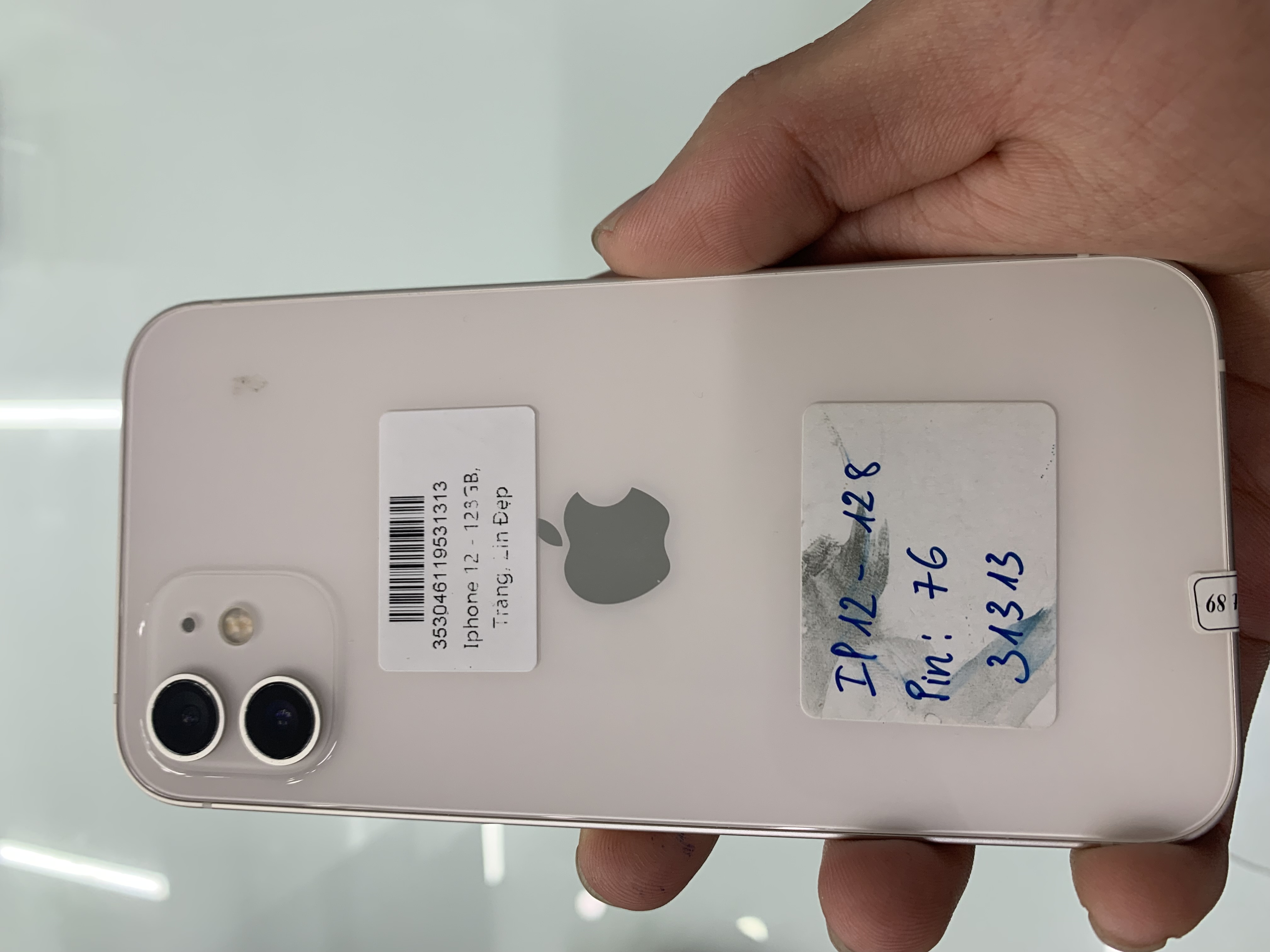ĐTDĐ Apple iPhone 12 128GB White - cũ