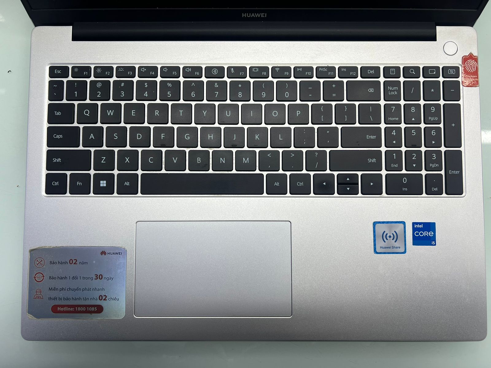 MTXT Huawei Matebook D16 - RLEF-X-6941487268597_DM, i5-12450H/16GB/512GB/16.0FHD/Win11+Office/Bạc_DM - ULQPM22624002101 - DM6941