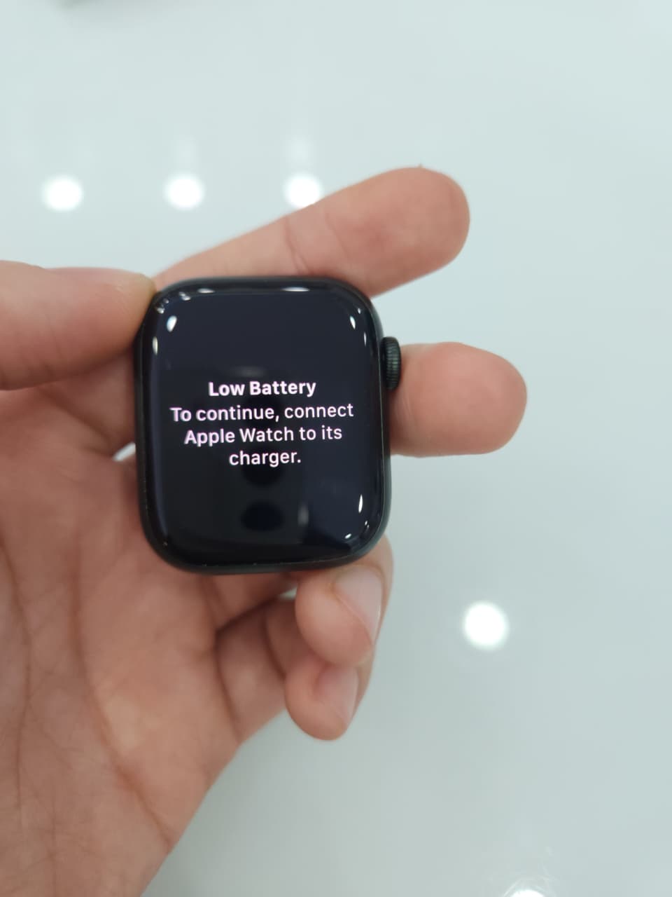 Apple Watch Series 7 GPS + Cellular, 41mm Green Aluminium Case with Clover Sport Band