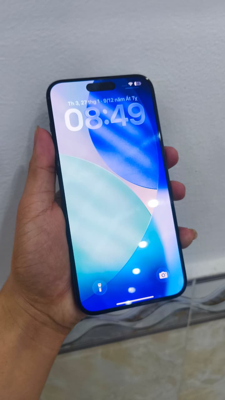 ĐTDĐ Apple iPhone 15 Pro Max 256GB Black Titanium_MU773VN/A