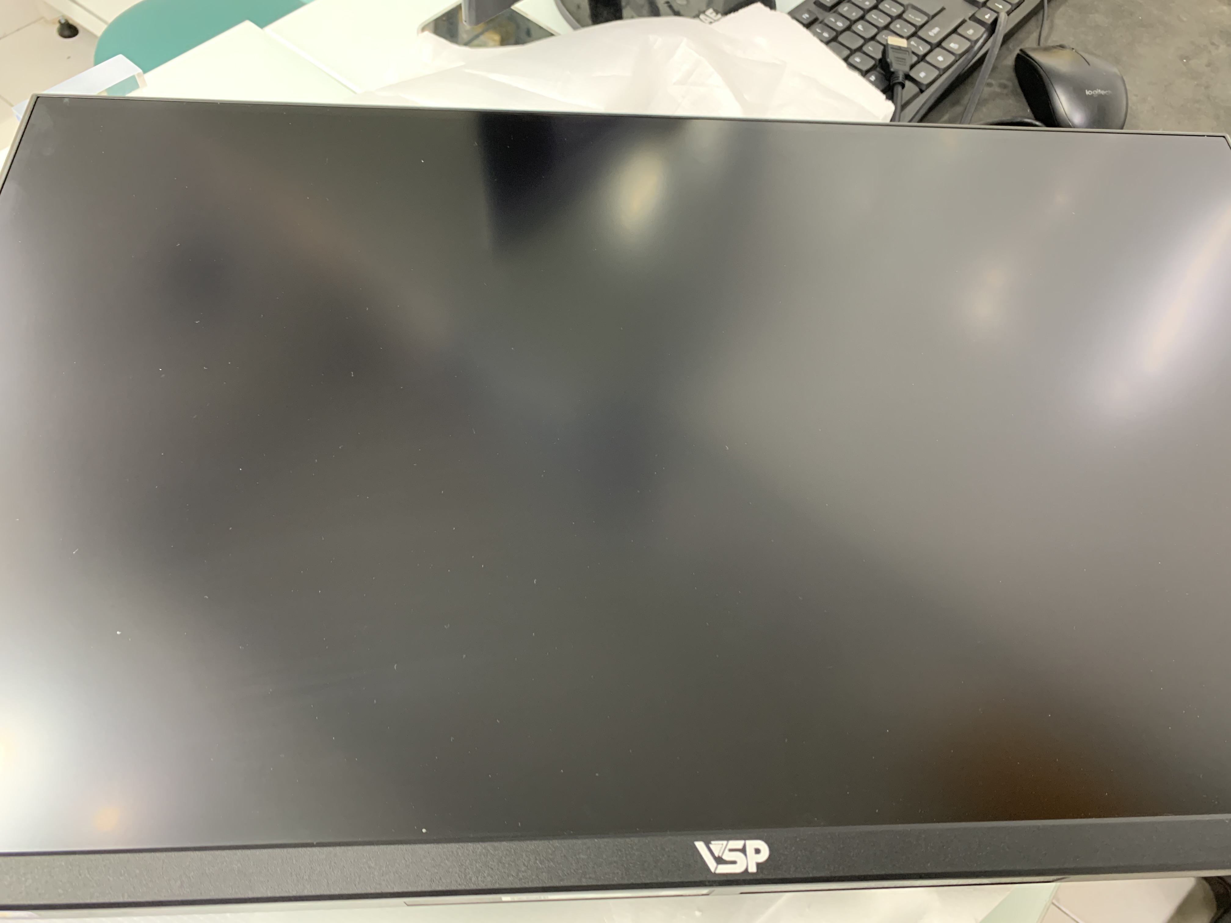 Màn hình LCD máy tính model IP2718F1, logo VSP TECHNOLOGY SPREAD 