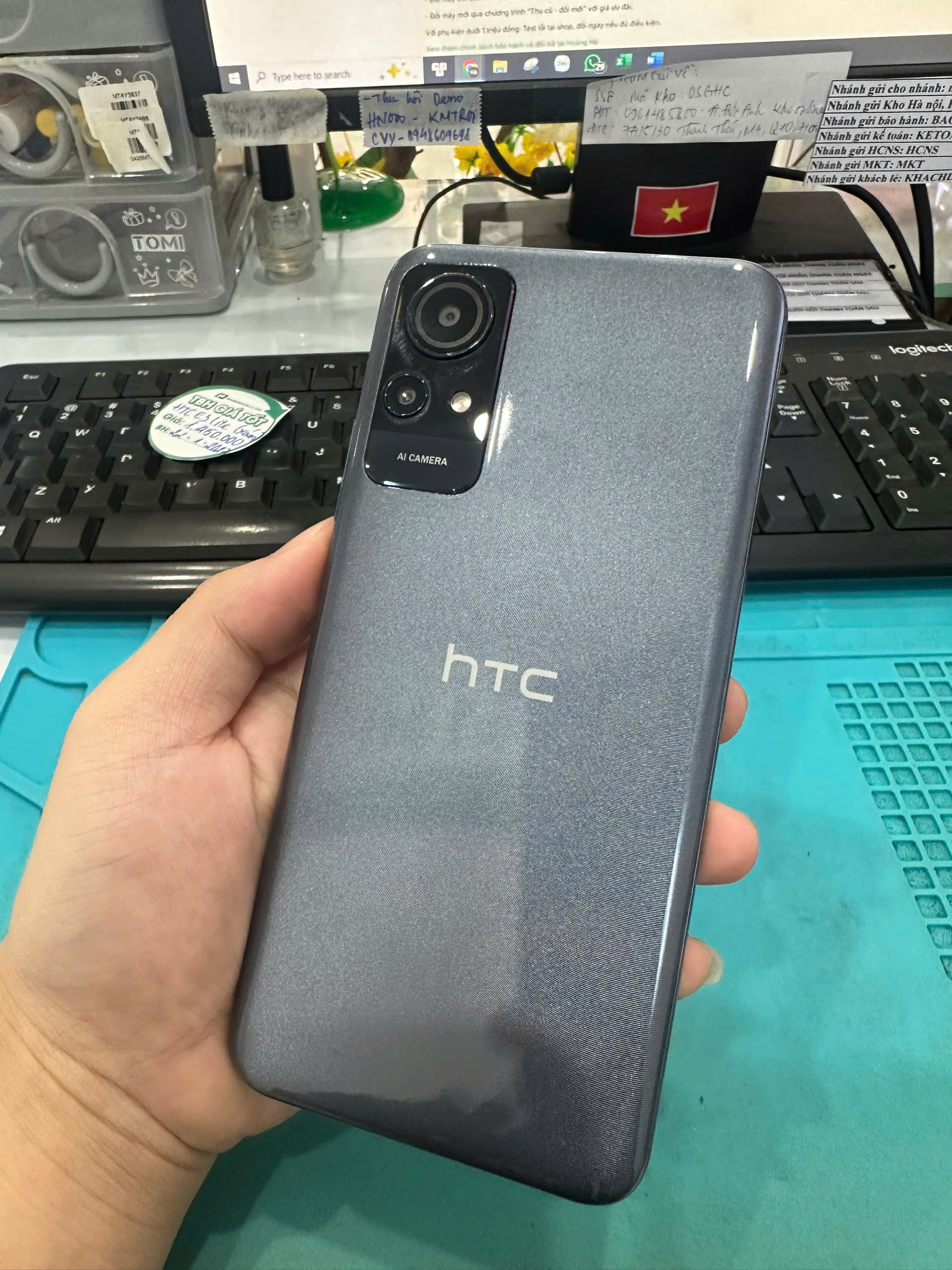 ĐTDĐ HTC Wildfire E3 lite (4GB/64GB) - Ghi (Grey) - TBH