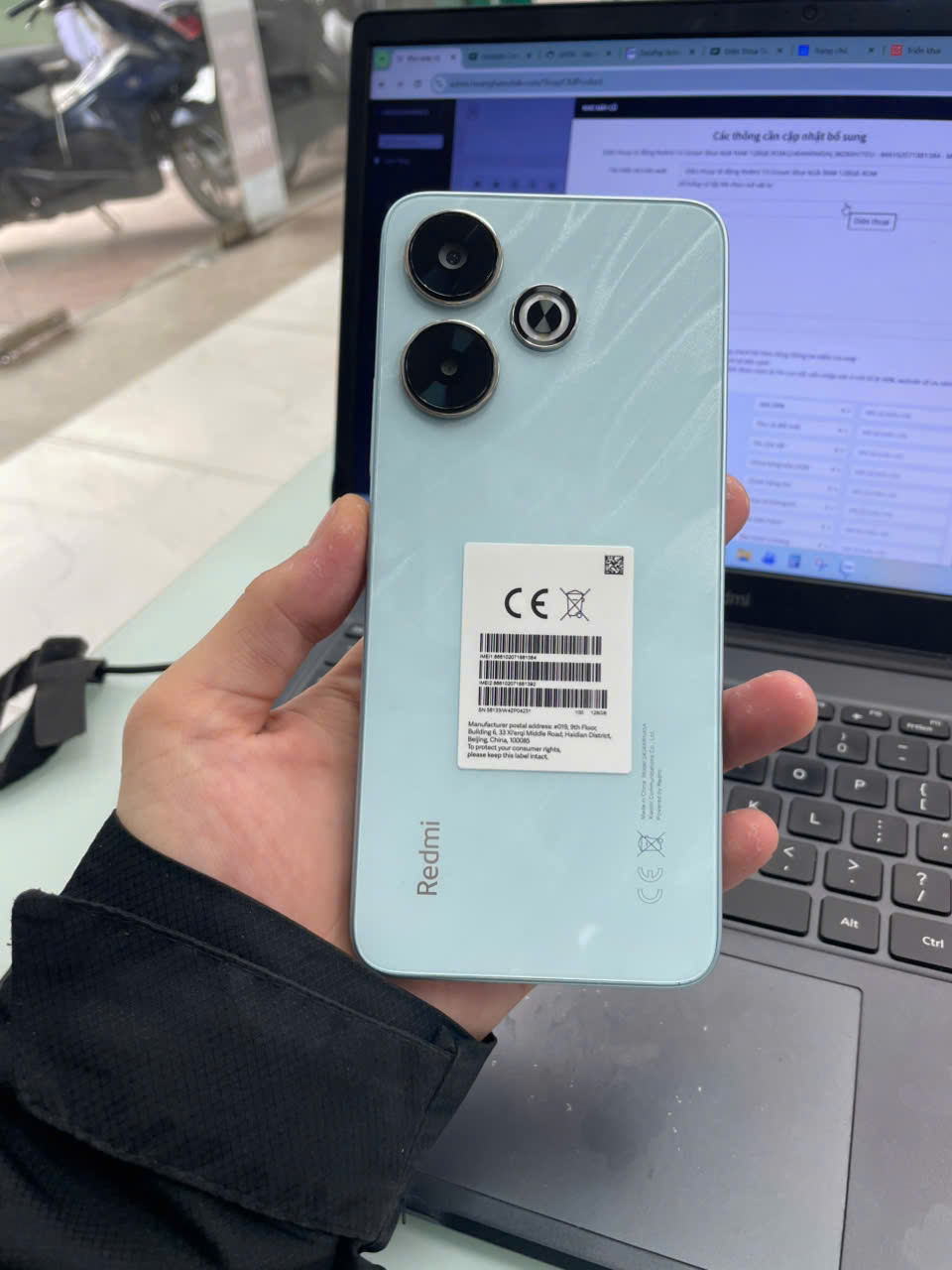 Điện thoại di động Redmi 13 Ocean Blue 6GB RAM 128GB ROM