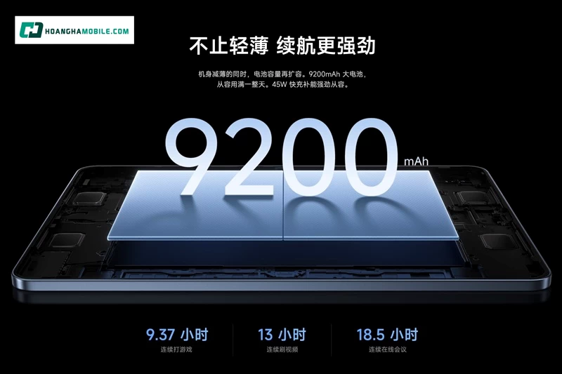 Dung lượng pin tối ưu cho đa nhiệm. Dung lượng pin tối ưu cho đa nhiệm.