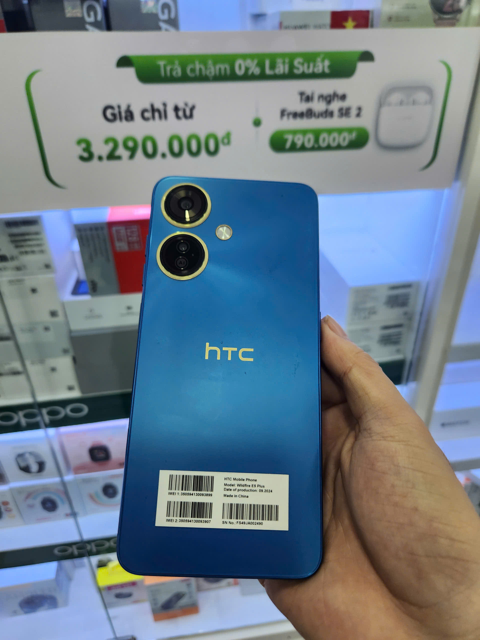 Điện thoại HTC Wildfire E5 Plus (6+6GB/128GB) TBH