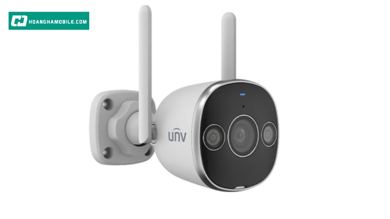 Camera IP Wi-Fi UNV giám sát ngoài trời IPC-B2D-M3F4D cho chất lượng hình ảnh 3MP và lợi thế thu sáng từ khẩu độ F1.6