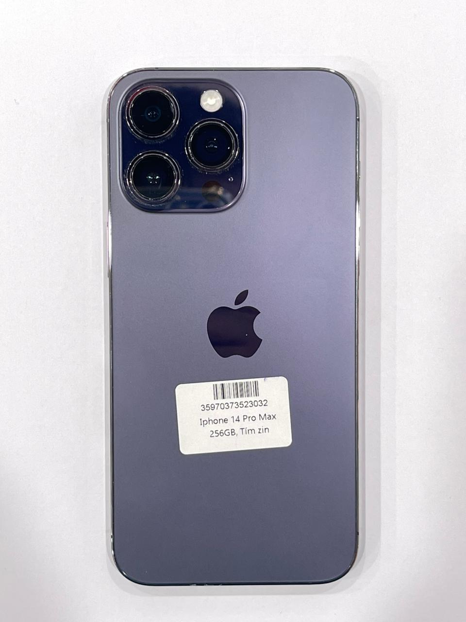 ĐTDĐ Apple iPhone 14 Pro Max 256GB Deep Purple - Cũ - 35970373523032 - IPC14MP256