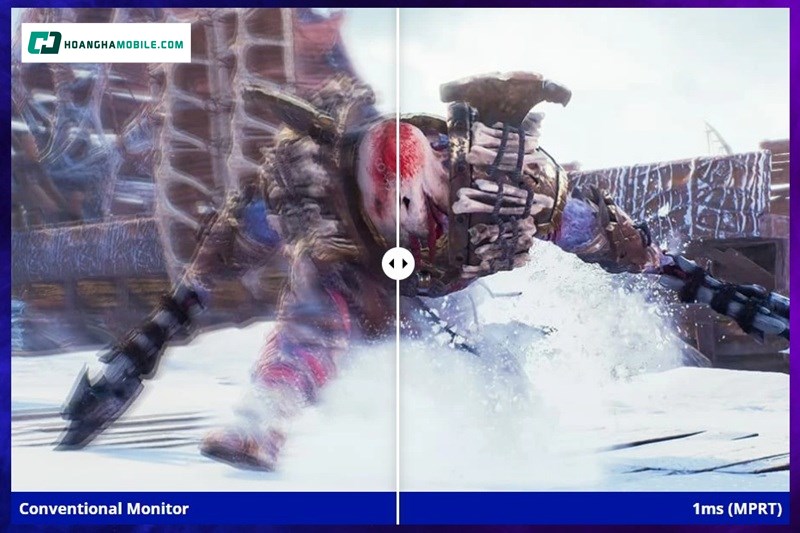 Tần số quét 240Hz. Tần số quét 240Hz.