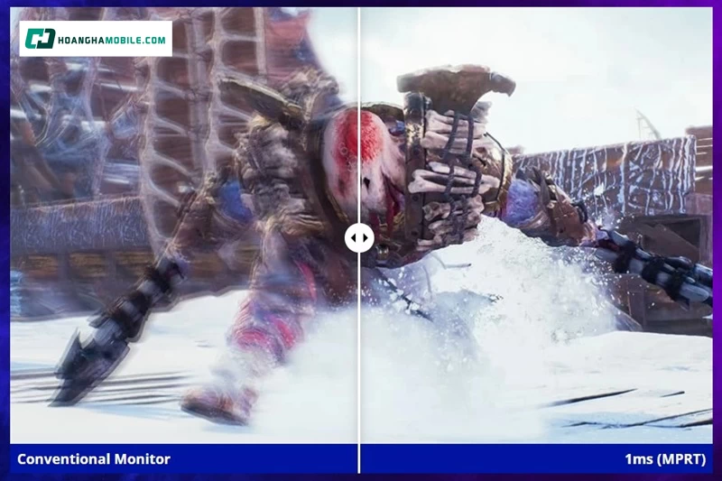 Tần số quét 240Hz. Tần số quét 240Hz.