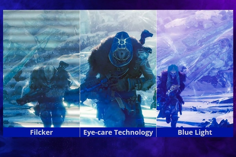 Độ điểm ảnh đồng bộ giảm tác động mỏi mắt.