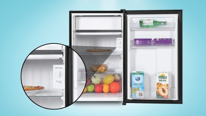 Điều chỉnh nhiệt độ dễ dàng bên trong tủ lạnh.