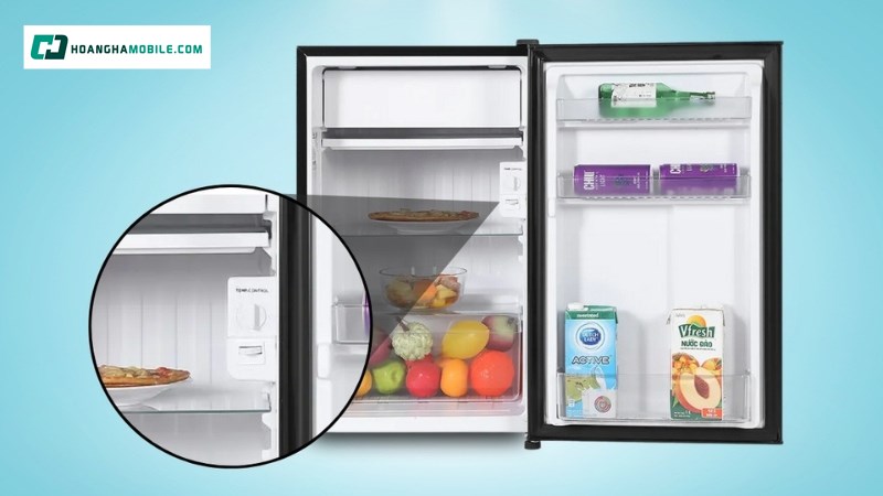 Điều chỉnh nhiệt độ dễ dàng bên trong tủ lạnh. Điều chỉnh nhiệt độ dễ dàng bên trong tủ lạnh.