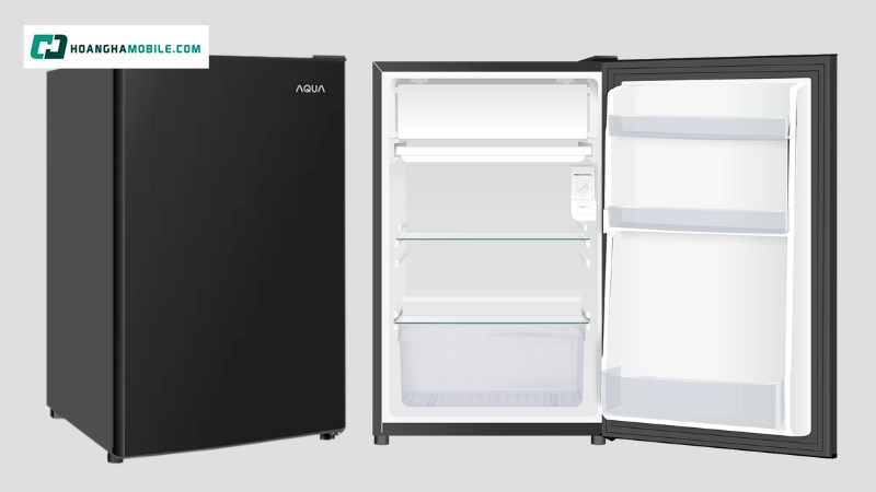 Tủ lạnh Aqua 90 lít AQR-D100FA(BS). Tủ lạnh Aqua 90 lít AQR-D100FA(BS).