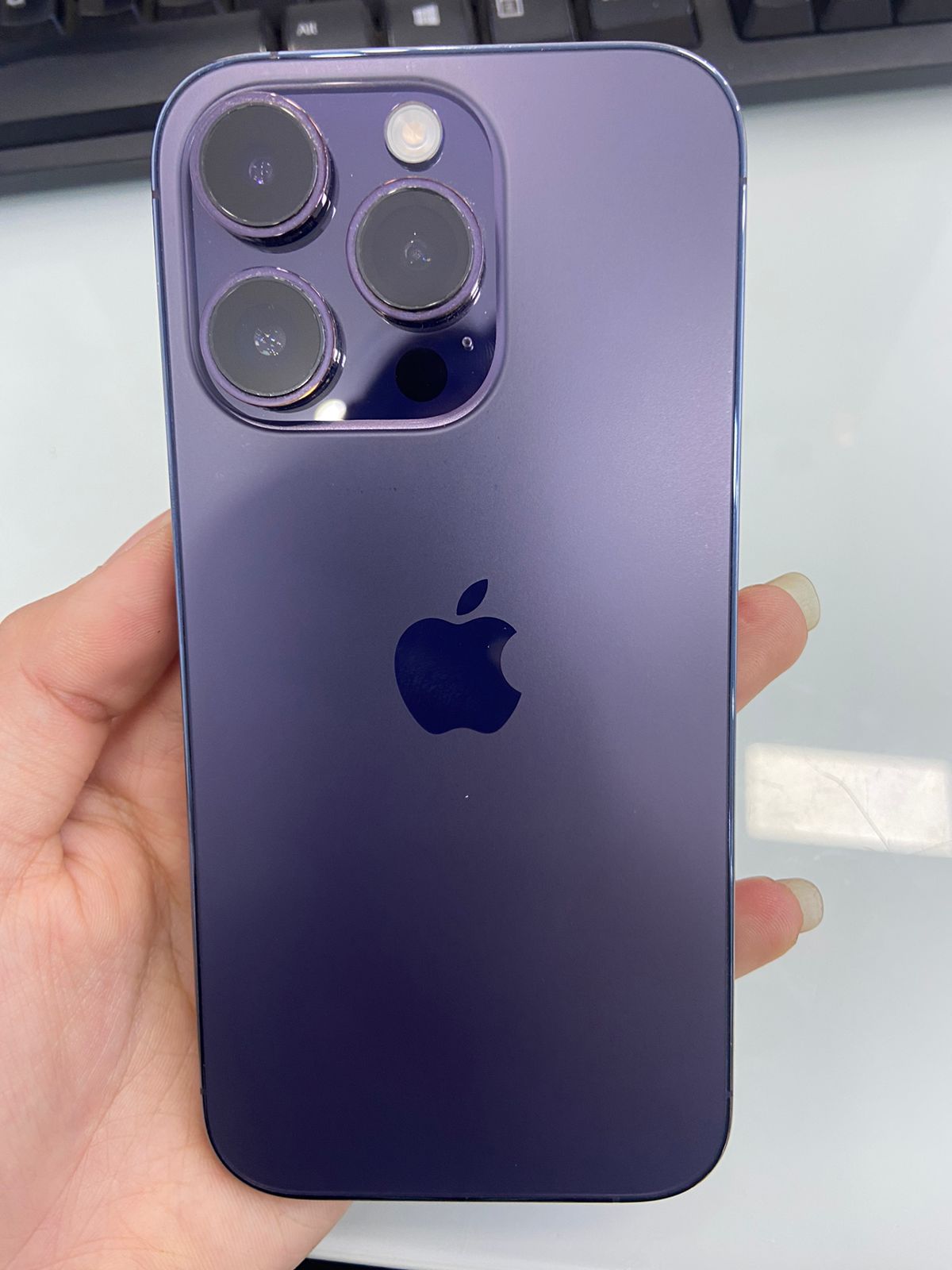ĐTDĐ Apple iPhone 14 Pro 128GB Deep Purple_MQ0G3VN/A - 350056592765588 - MQ0G3VN
