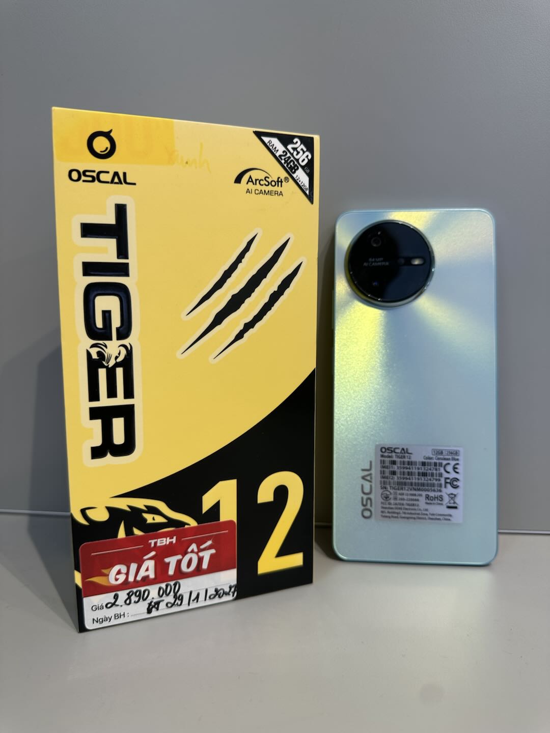 OSCAL TIGER 12 (12GB/256GB) NFC