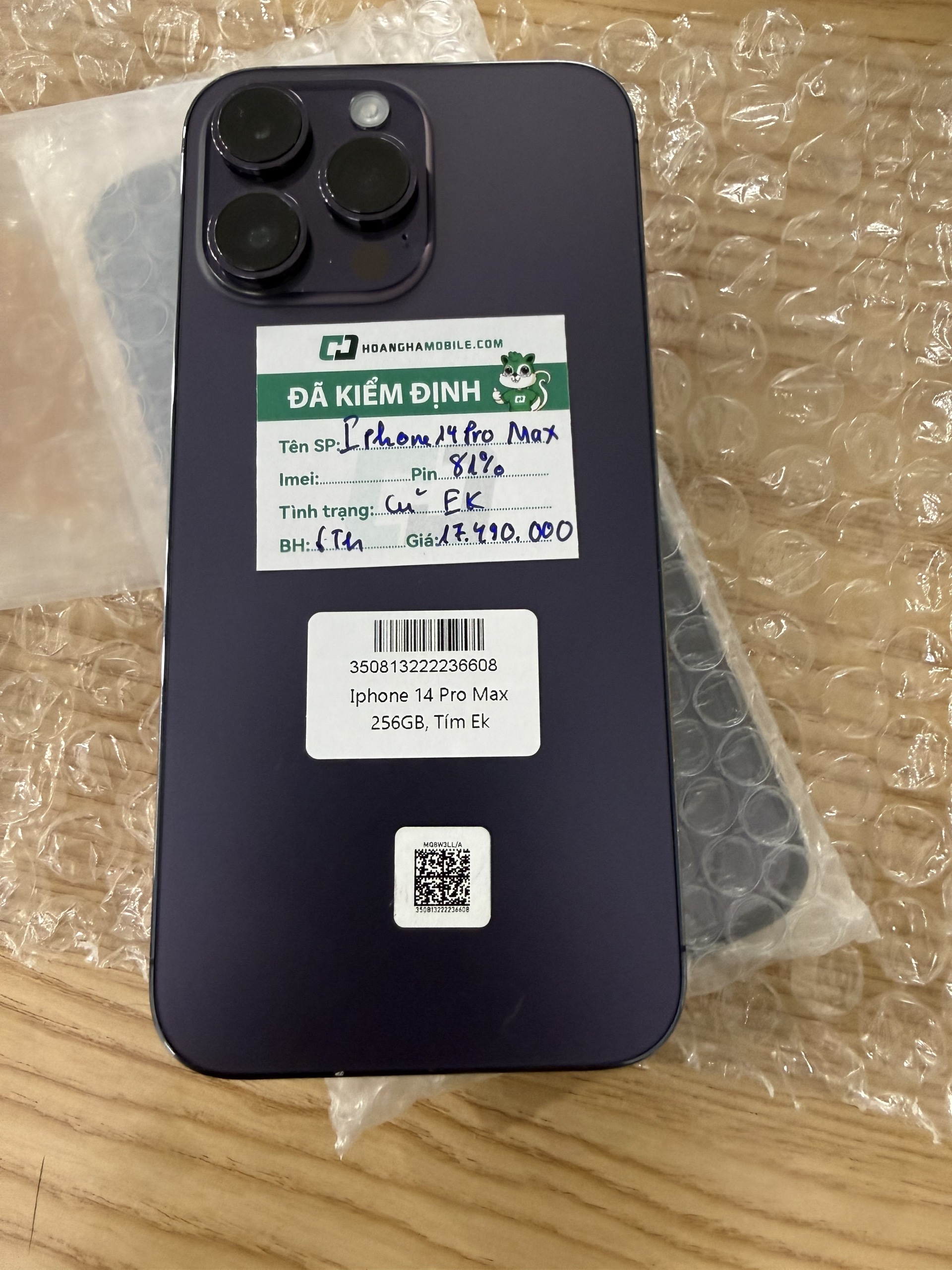 iPhone 14 Pro Max (256GB) - Chính hãng VN/A Cũ