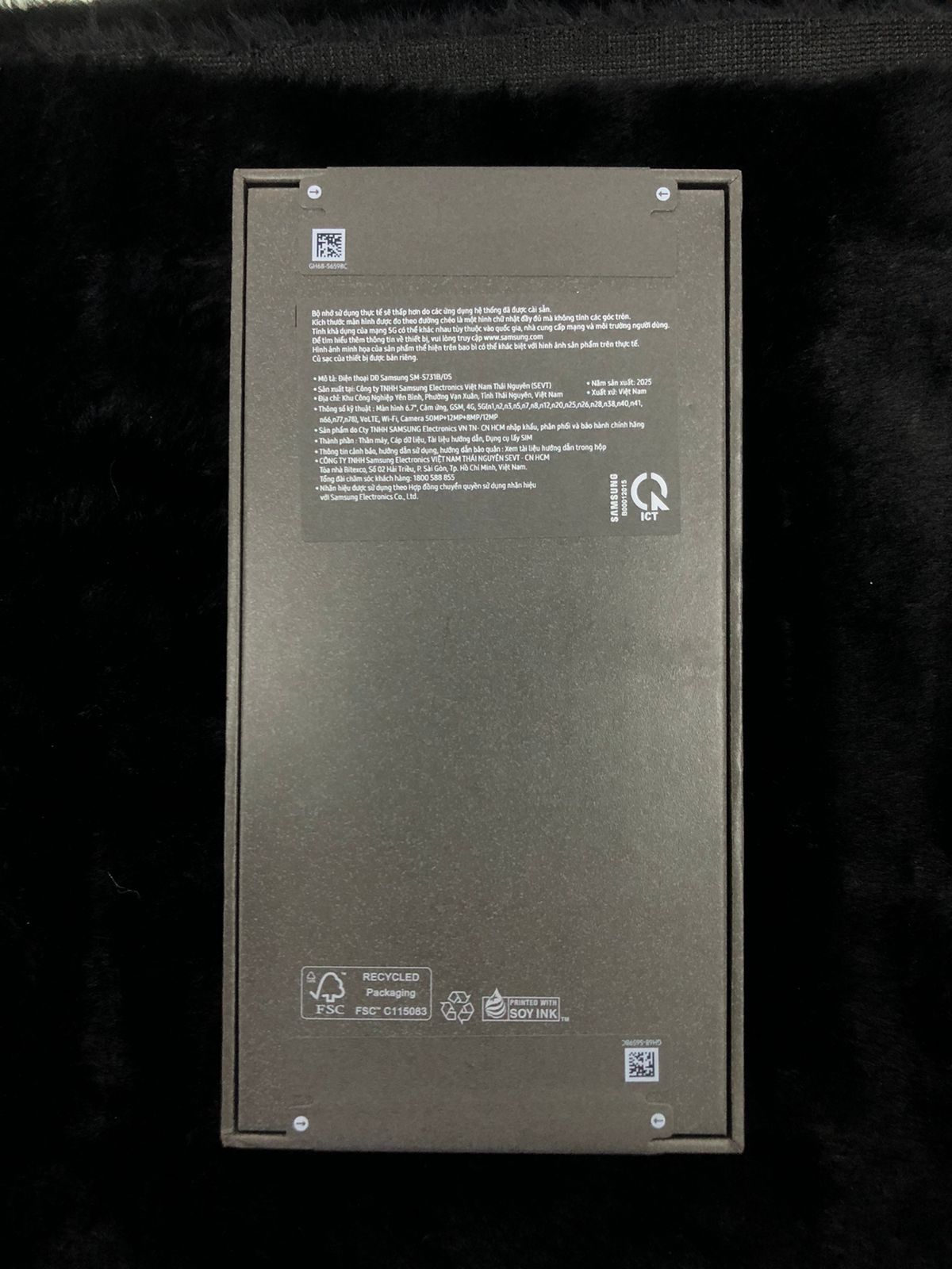 ĐTDĐ Samsung S25 FE, SM-S731B/DS,8+128, Xanh Blue