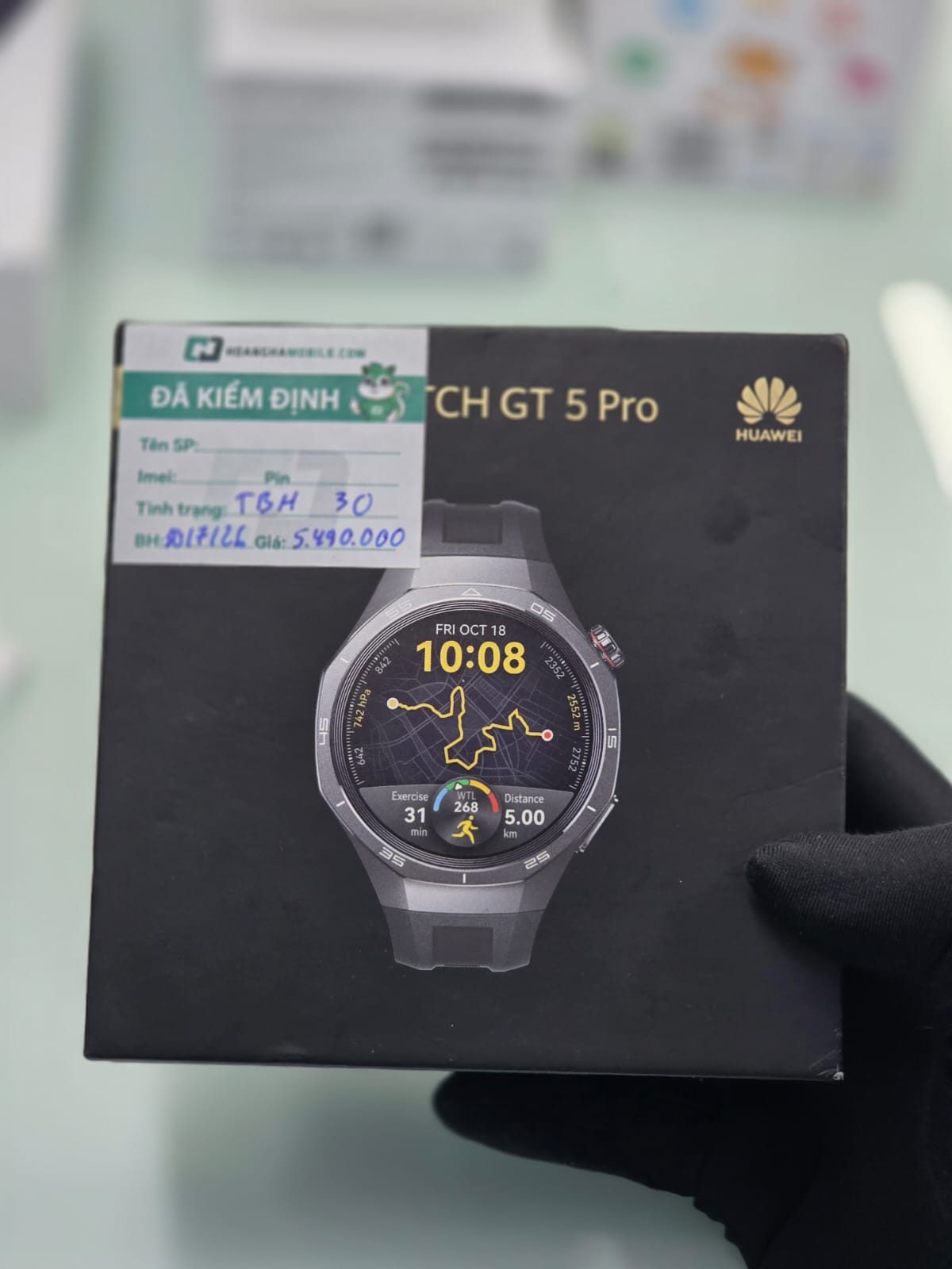 Đồng hồ thông minh HUAWEI VLI-B29 GT5 Pro 46mm/DÂY Fluoroelastomer/ĐEN