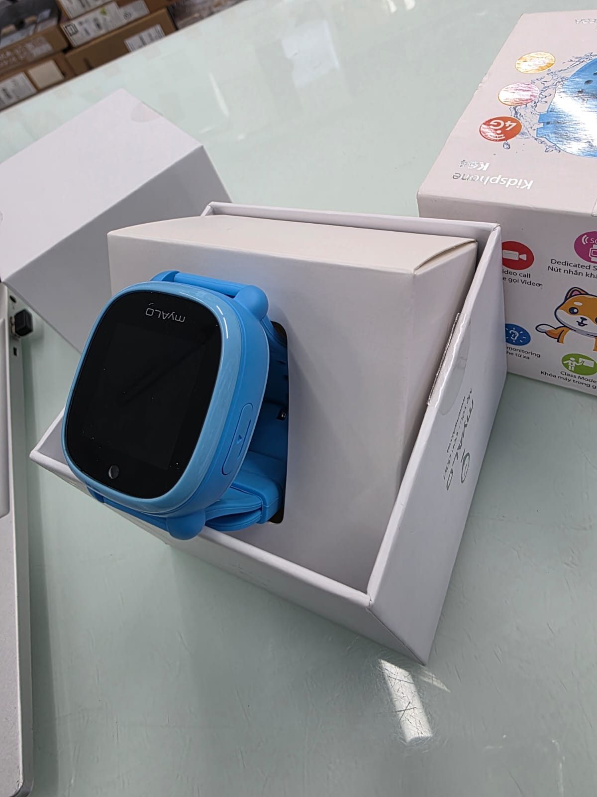 iện thoại thông minh đeo tay trẻ em myALO Kidsphone K64, màu xanh dương 