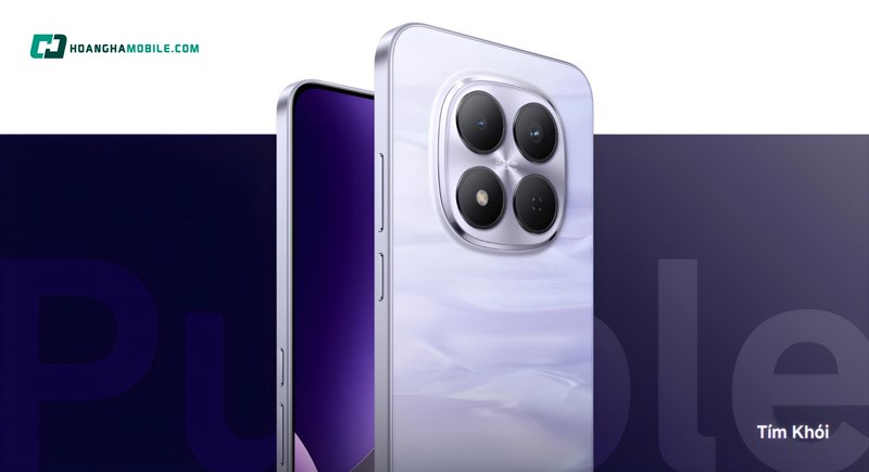 Màu tím khói mộng mơ. Màu tím khói mộng mơ.